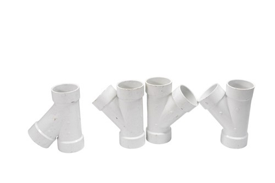 #ad 4 Pack NIBCO PVC 1 3quot; Wye Tee Y Pipe Fittings 4810 DWV Plumbing Connectors $21.99
