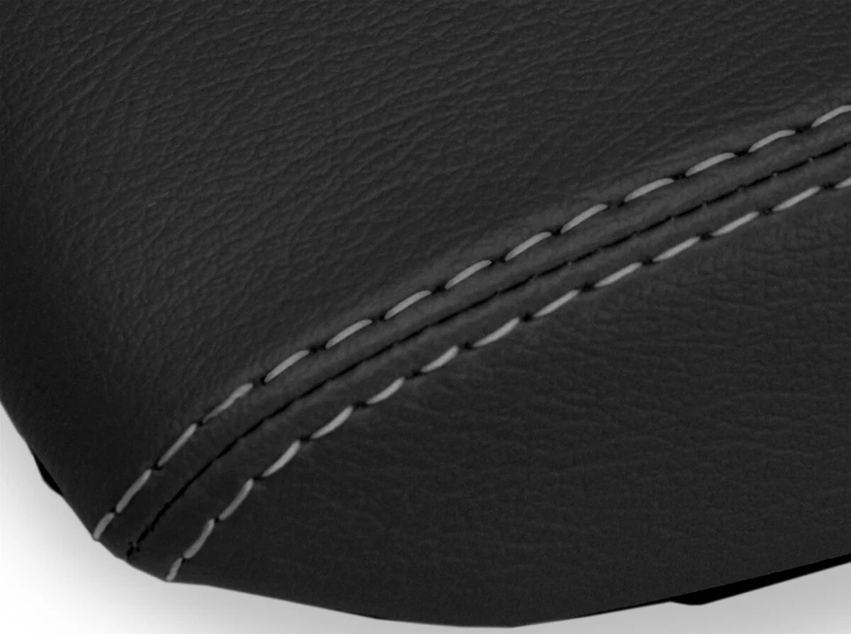 Tapa de consola cubierta de reposabrazos de cuero para Mazda MX3 92-98 puntada gris Foto 4 de 4