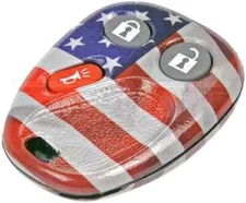 Dorman 13618US Keyless Remote Case American Flag