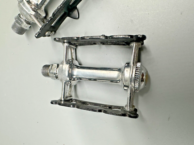 Campagnolo super leggeri pista pedals vintage track black cages 9