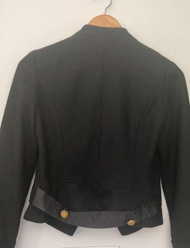 Black Cropped Jacket - image 4