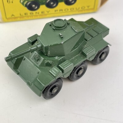 Vintage Boxed Matchbox Series Lesney No. 67 Saladin Armoured