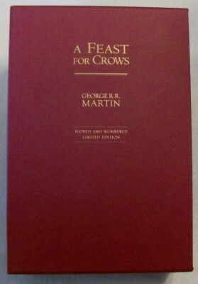 A Feast For Crows by George R R Martin SIGNED NUMBERED SLIPCASED UK 1sT EDITION