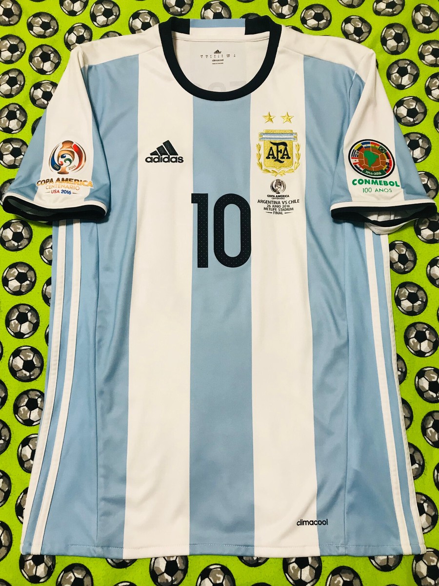 Adidas Argentina Home Soccer Jersey Copa America Final 2016 Lionel - Main Image