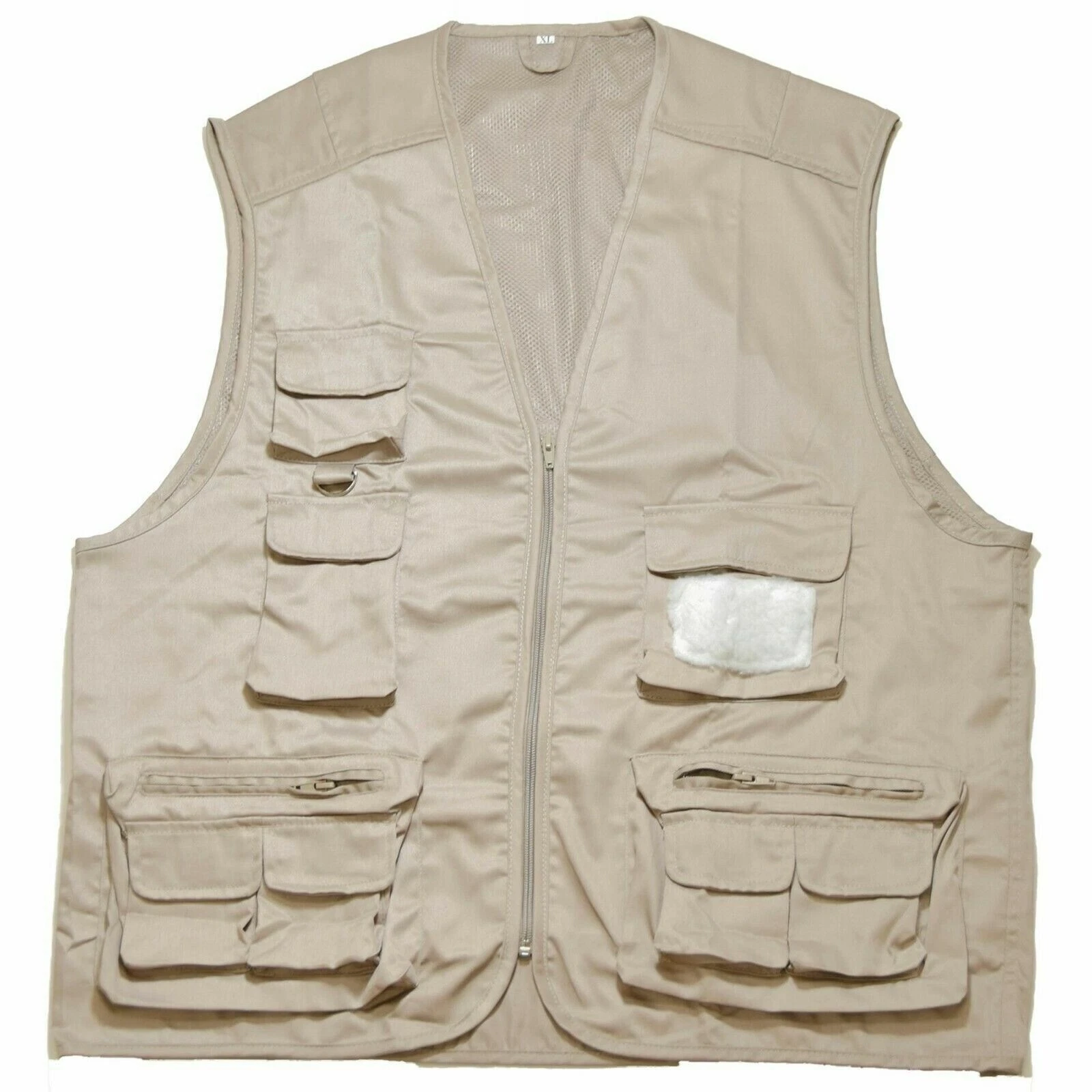 Cortland Fly Fishing Vest Size Med/Lg Multiple Compartments D-Ring Rod Pocket
