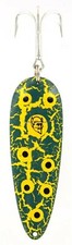 EPPINGER Dardevle Midget Spoon Lure 1-3/8 Inch 3/16-Ounce Crackle Frog 8-13