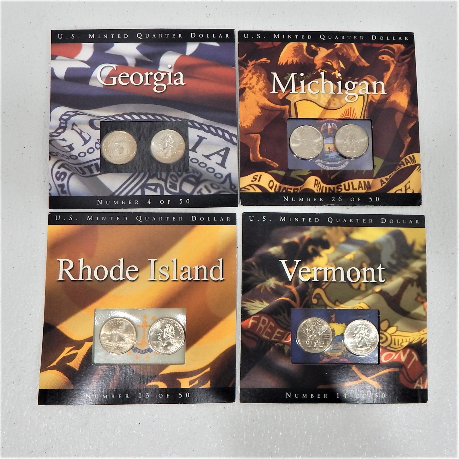 Lot of 20 US Minted Quarter Dollar Sealed State Quarter Sets 19992008