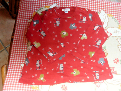langarm t-shirt rot Gr. 6 Monate, catimini sehr guter Zustand