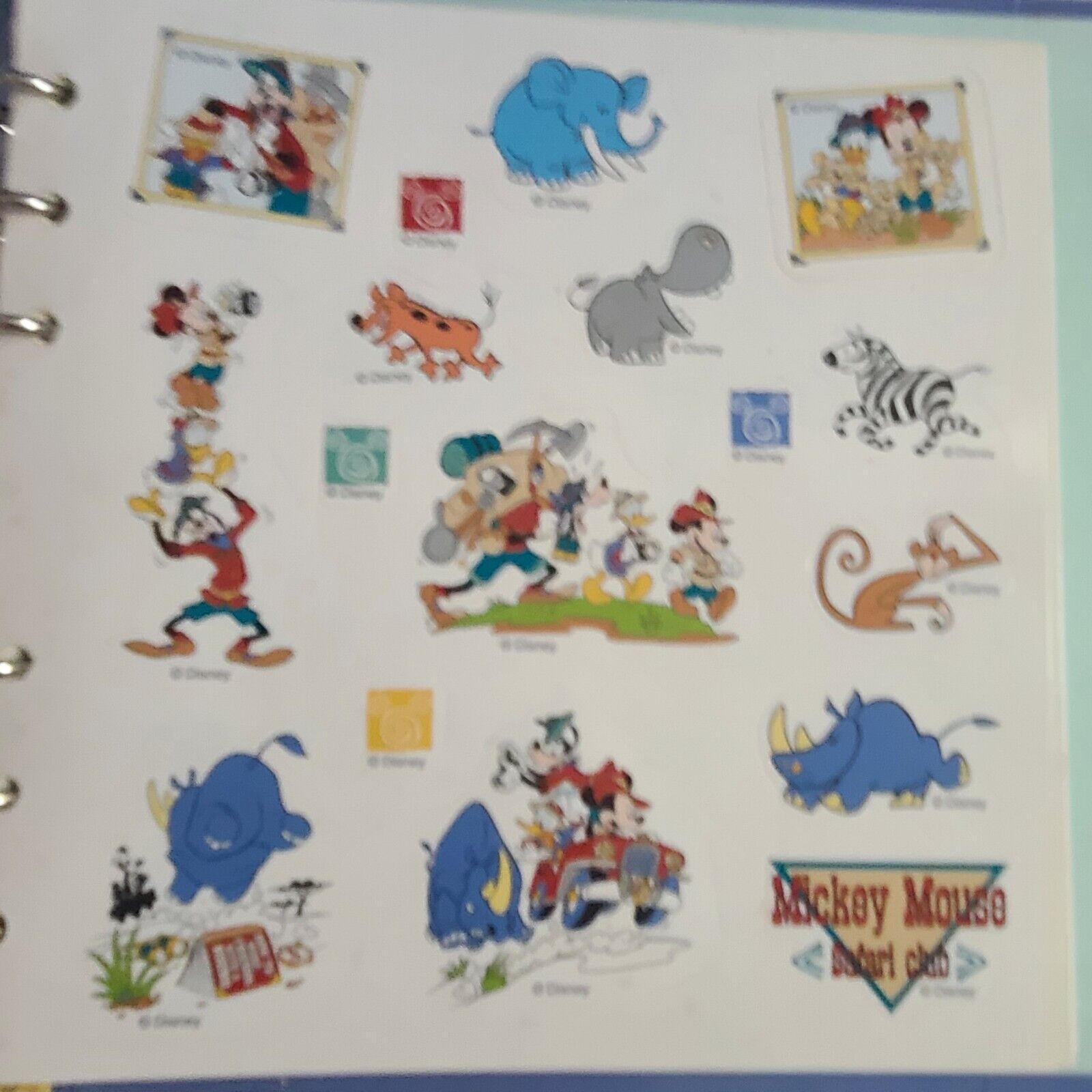VTG Walt Disney Parks RARE Mickey Mouse Safari Club Official Autograph Book  NEW