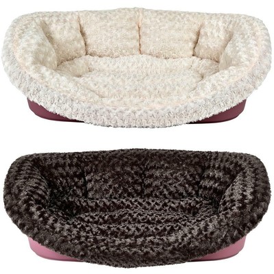 soft and snug dog bed insert