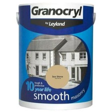 Masonry Paint - Granocryl- Leyland Smooth Masonry Paint. Various Colours