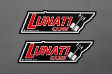 2x Lunati Cams Decals Black 70s Stickers Drag Racing Sponsor 454 Lt1 383 Offroad 2x Lunati Cams Decals Black 70s Stickers Drag Racing Sponsor 454 Lt1 383 Offroad