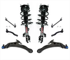 For 2007-2008 Lexus ES350 Front Complete Struts Control Arms Tie Rods & Links