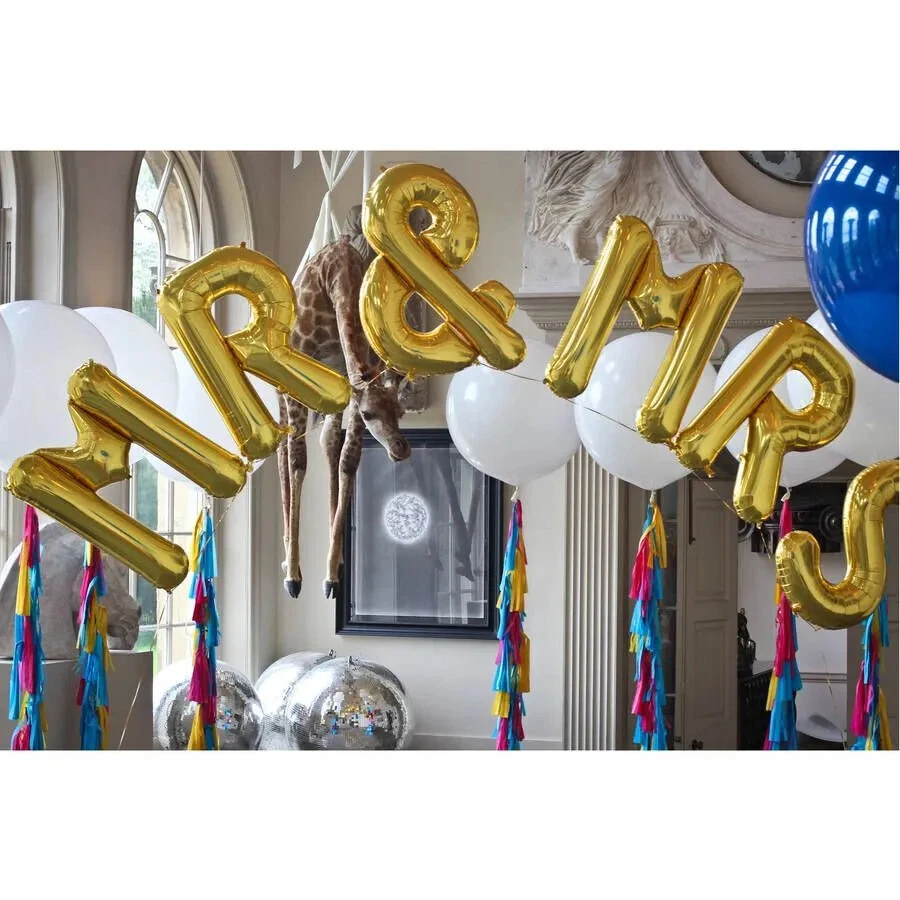 Globos de aluminio autoinflables 16" Bride to Be/Will You Be My GF Foto 2 de 4