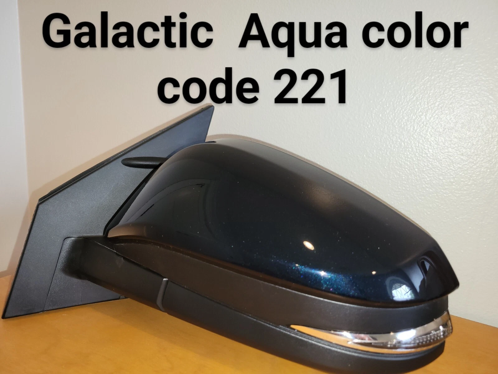 NEW GALACTIC AQUA 17-18 RAV4 Driver Left Mirror Power Heated/Signal/Blind Spot