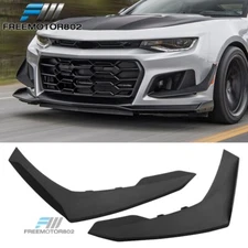 Fits 16-24 Chevrolet Camaro 1LE Style PP 2PCS Front Bumper Canards Dive Planes