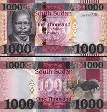 South Sudan 1000 Pounds 2024, UNC, P-New