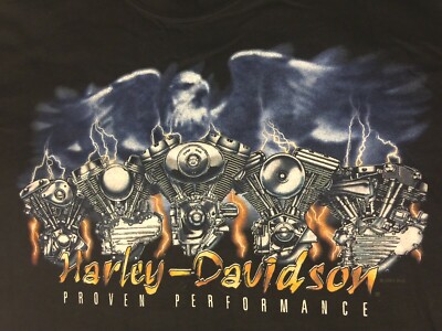 Ted's Harley Davidson Proven Performance Engines  tshirt Alton dealership size M