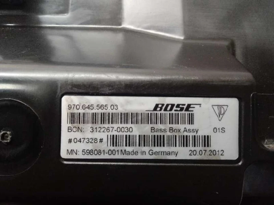 97064556503 Subwoofer pour PORSCHE PANAMERA (TIPO 970) Diesel 2012 5120423 - Photo 3/4