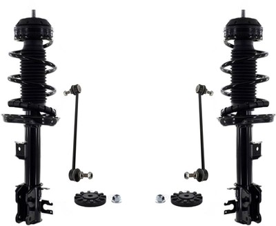 Front Complete Struts Assembly & Sway Bar Links For Fiat 500 Pop 2012-2016