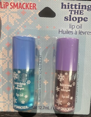 LIP SMACKER Hitting The Slope Lip Oil Blueberry, Swoosh, Gliding Grape