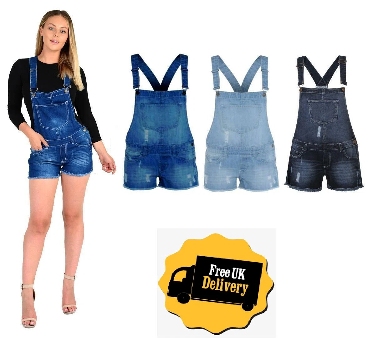 Next ladies top denim dungarees