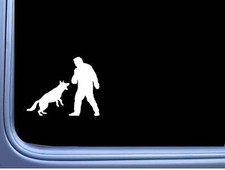 Schutzhund German Shepherd M343 6 inch Sticker Decal dog Schutzhund bitesleeve