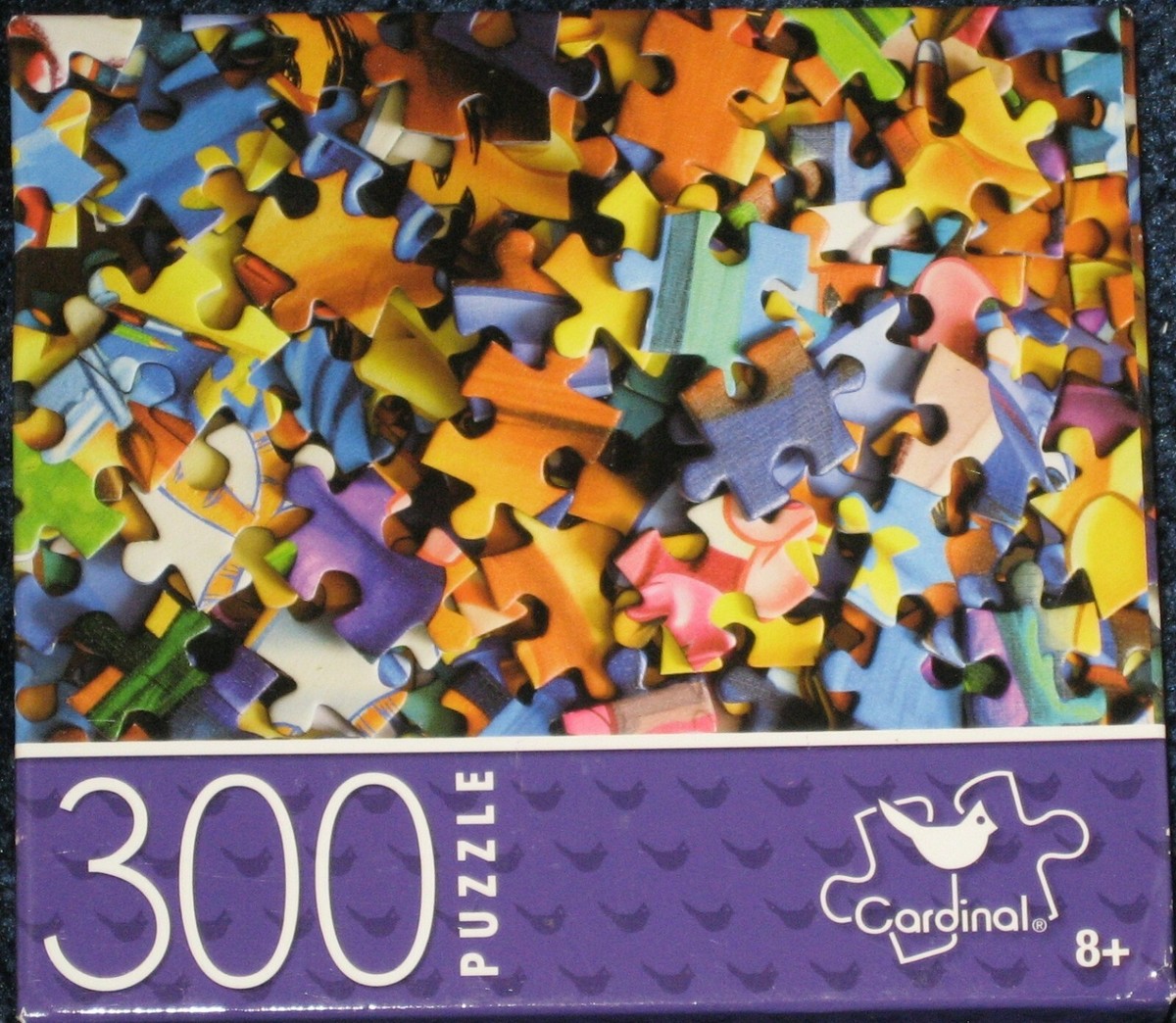 NEW Sealed Colorful Puzzle Pieces 300 piece Challenge Puzzle Free