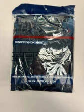 Pack of 2 - Men Stretch Compression Short Sleeve Shirt, Black