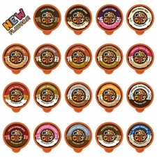 Crazy Cups Coffee  K-Cups 20 / 30 / 40 Pods GLUTEN/NUT FREE, lot Flavored Keurig