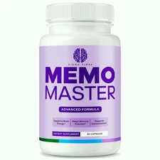 Memo Master – MemoMaster Brain Support for Focus & Cognitive Sharpness 60ct