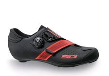Image of SIDI PRIMA – BLACK/RED – AEROLITE SOLE - SPD SL – ROAD CYCLING SHOES – 42 UK 8