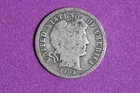ESTATE FIND 1903 BARBER DIME #K60166