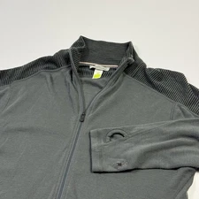Smartwool Pullover Mens Medium Gray Merino Wool Half Zip Outdoor Running Hiking