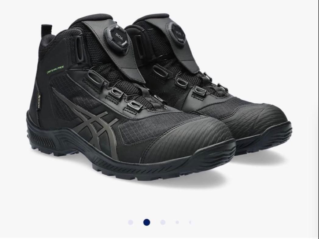 ASICS WINJOB CP604 G-TX BOA 1273A084 001 Black Gunmetal GORE-TEX 3E Safety Shoes