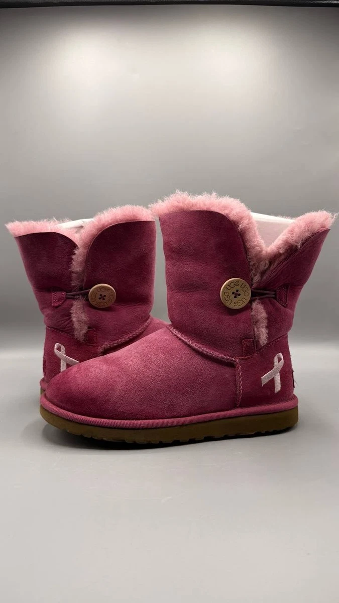 UGG Australia Bailey Button Pink Boots for Women for sale | eBay display picture 1