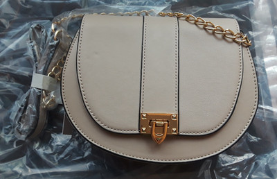 Olivia Miller Women's Kiera Crossbody Bag Gray Gold