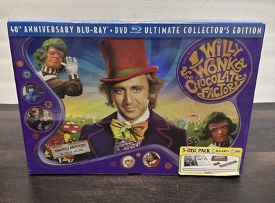 Willy Wonka & the Chocolate Factory 40th Anniversary Blu-ray DVD Box Set