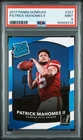 2017 Panini Donruss Rated Rookie Patrick Mahomes II #327 Rookie (RC) PSA 9 Mint!
