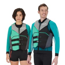 Sea-Doo Freedom Adult Unisex PFD/Life Jacket Ecoprene   Teal, X-Large