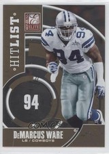 2011 Donruss Elite Hit List Gold 353/999 DeMarcus Ware #8 HOF 0a1