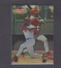 1998 TOPPS GOLD CLASS 3 RED LABEL MISSING SERIAL #13 REGGIE SANDERS REDS SSP