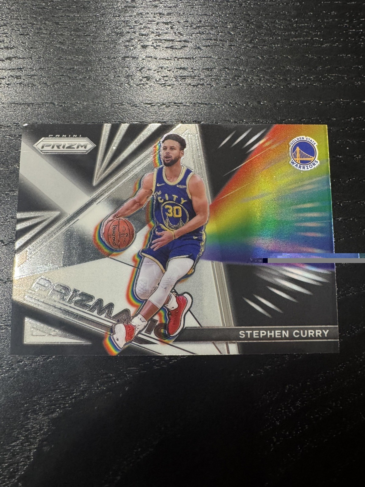 2021-2022 Prizm Stephen Curry Prizmatic Insert #26