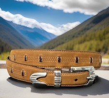 Brighton Belt Leather Taper Size 46 M40759 NWT List 64
