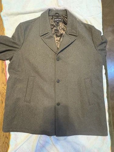 Michael Kors soprabito misto lana uomo 3xl