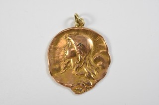O55O30 Gold 750 18ct Pendant with Diamond approx. 0.01ct