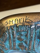 Medhat Shafik Elefante in bronzo scultura Firmata Rara in ottimo stato