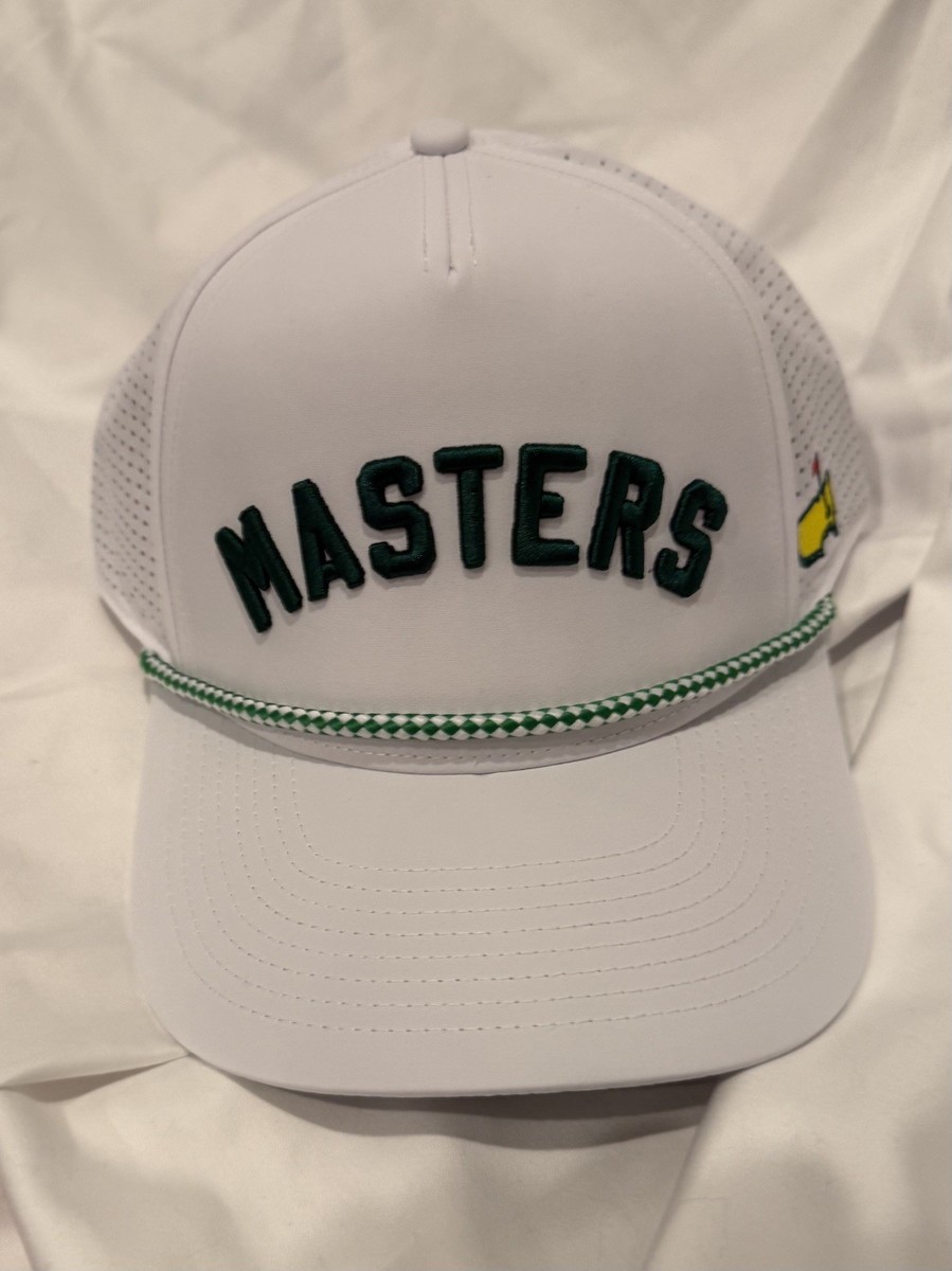 Masters 2026 White Golf Cap with Green Embroidery NWT 2026 Masters Golf Inspired Embroidered Hat, Augusta Golf  main image 3