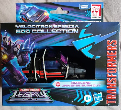 Transformers Legacy Velocitron Deluxe Diaclone Universe Burn Out Neu & Ovp