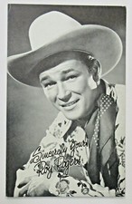1958 Exhibit card TV Westerns - ROY ROGERS Sincerely Yours